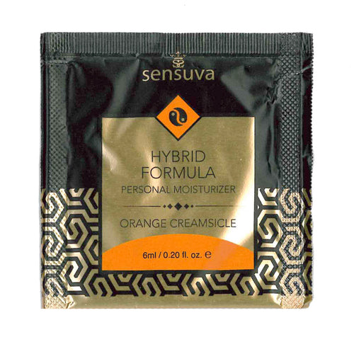 Sensuva – Formule Hybride Hydratant Personnel - Crème Orange - Foil 6ml/0,20 fl oz.