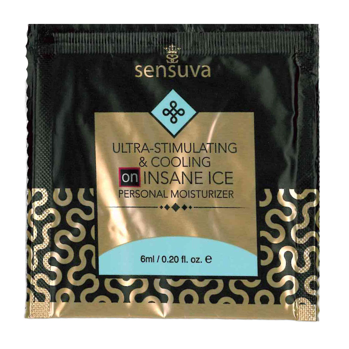 Sensuva – Ultra-stimulation et refroidissement SUR L'INSANE - ICE - Foil 6ml/0,20 fl oz.