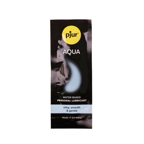 Pjur® Aqua - Lubrifiant personnel à base d'eau naturelle – Oreiller de 2 ml ESSAIS