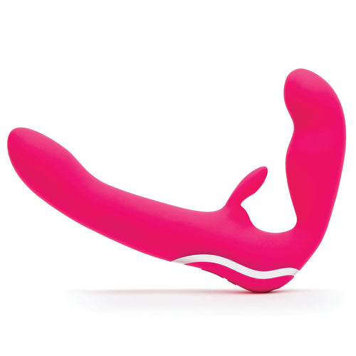 Happy Rabbit – Strap-On sans accroche - Rose