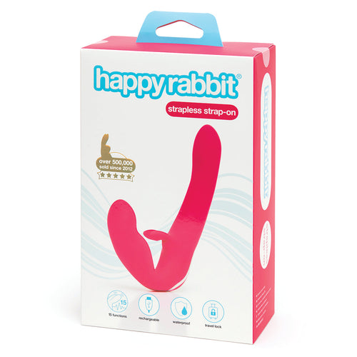 Happy Rabbit – Strap-On sans accroche - Rose