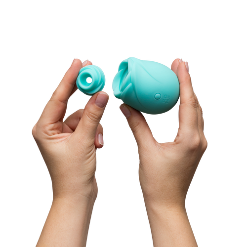 ROMP – Rose Glow – Stimulateur clitoridien – Glow-In-The-Dark Blue