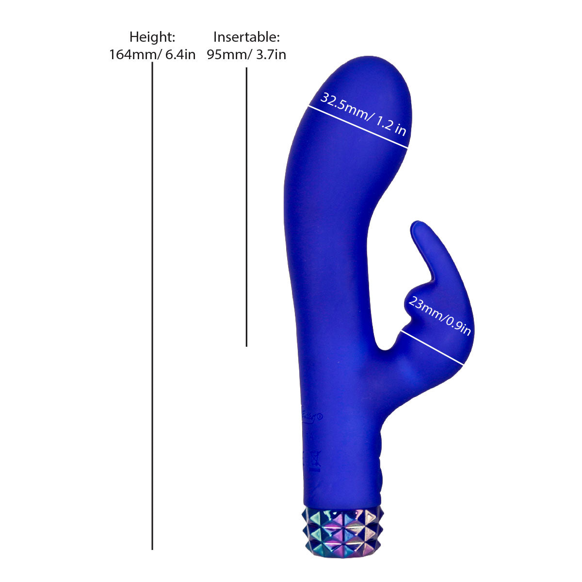 Vibrateur de Bunny Stud Lady - Bleu