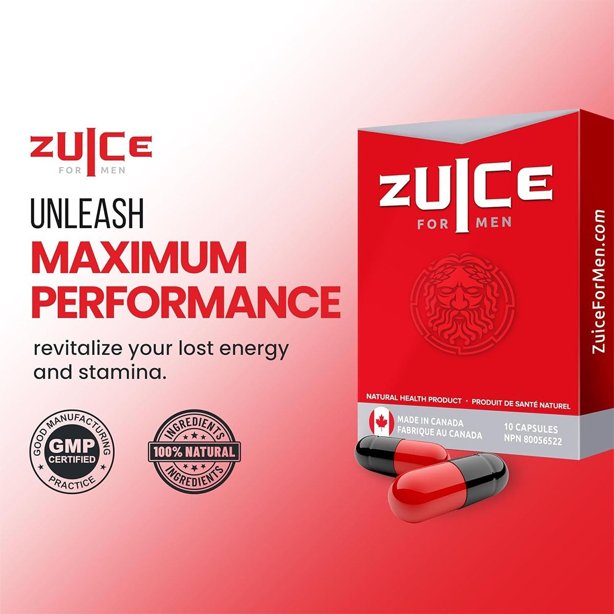 ZUICE for Men Male Enhancement Formlate - 2 gélules