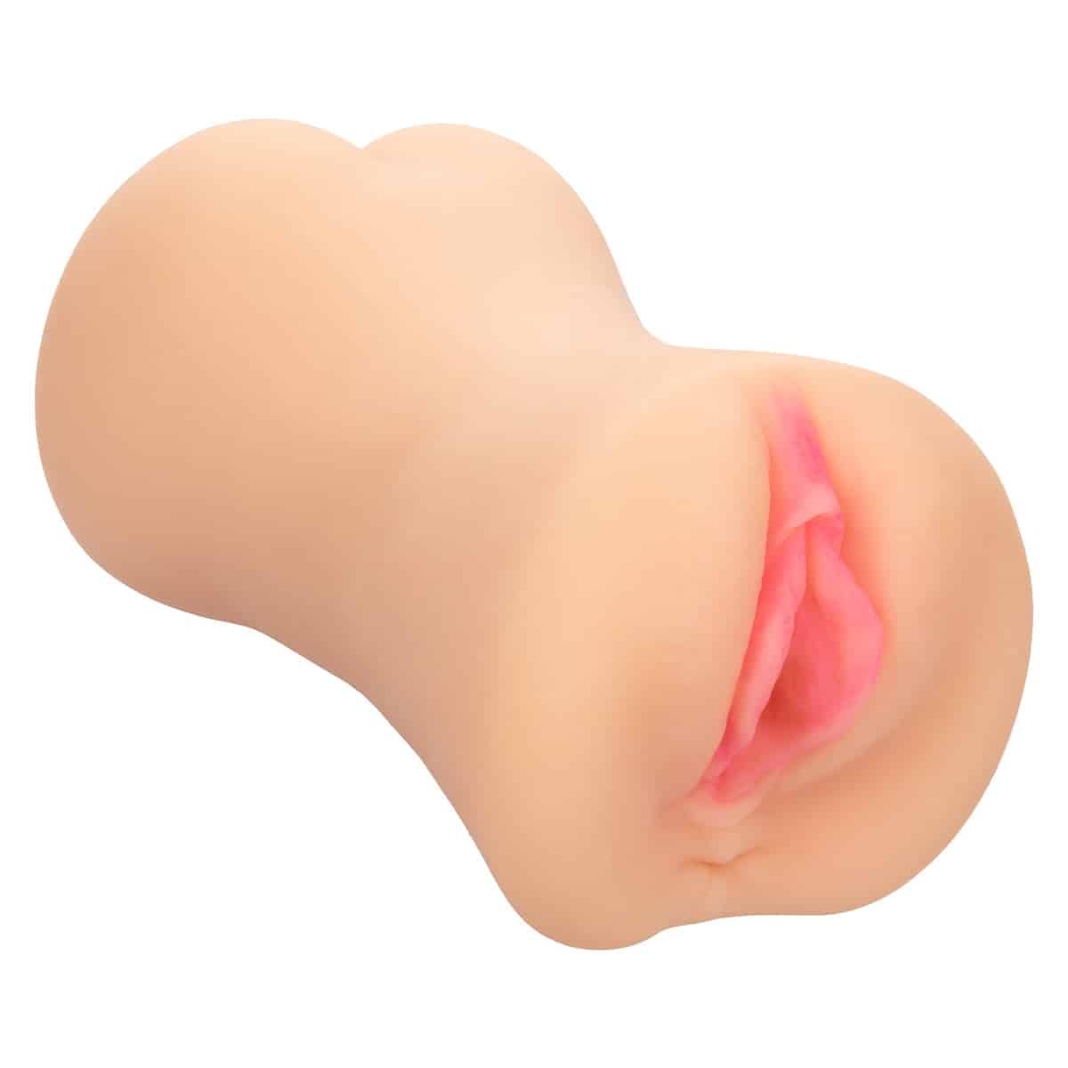 CalExotics® - Stroke It® - Masturbateur à double entrée Pussy &amp; Ass – Ivoire image 0