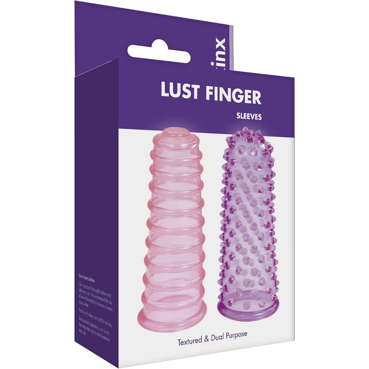 Manches de doigts de lustre Kinx - rose et violet image 2