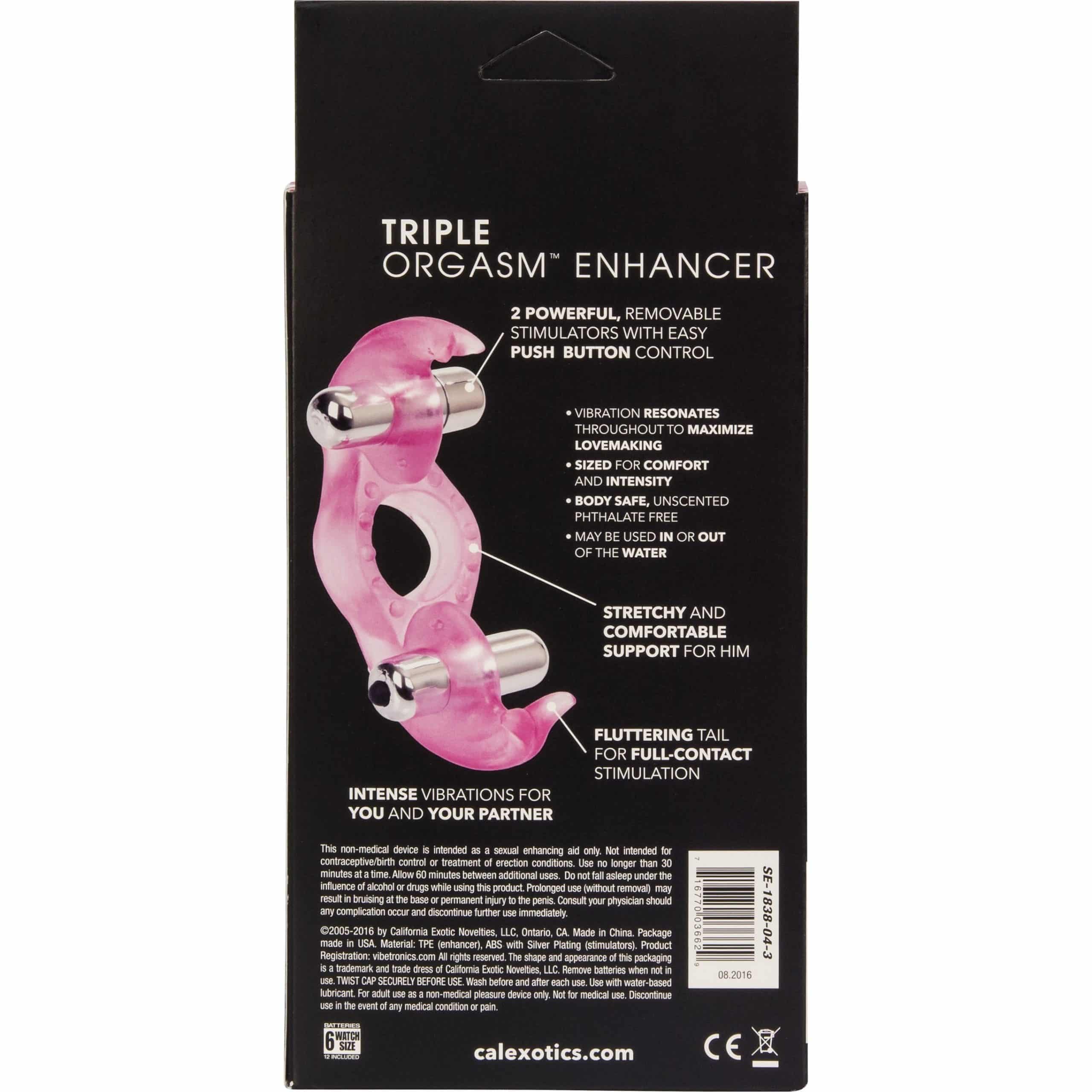 CalExotics® Triple Orgasme - Enhancer d'érection image 2