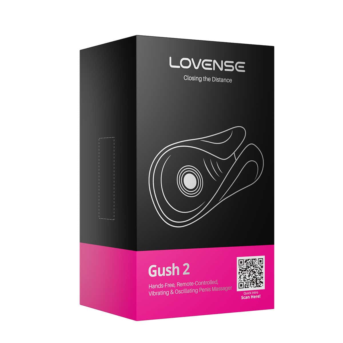 Lovense Gush 2 - Massaire de pénis vibrant et oscillant à distance mains libres image 0