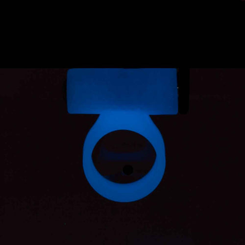 PowerBullet – Anneau cosmique – Anneau vibrant de cock – Bleu foncé image 3