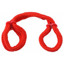 Pipedream produits Fetish Fantasy série Cuffs d'amour de corde en soie - Rouge image 3