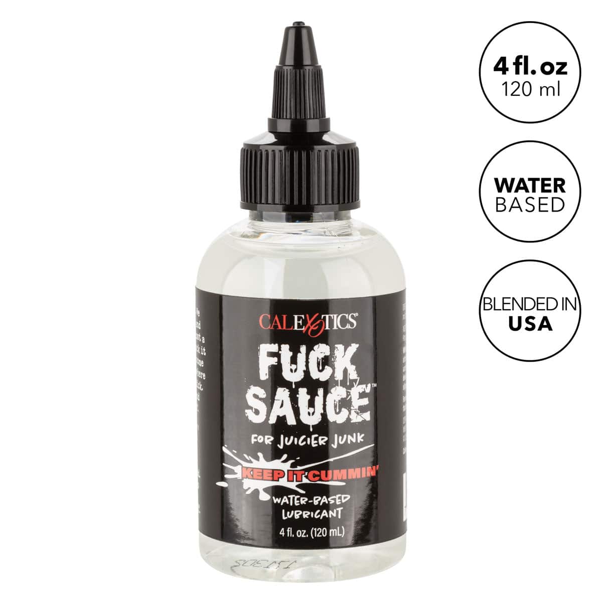 CalExotics® – Sauce de baise - Pour Jucier Junk – Lubrifiant à base d'eau – 4 fl. oz/120ml image 0