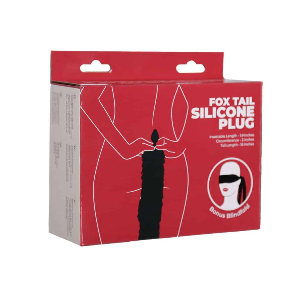 Pénalité - Fox Tail Silicone Anal Plug – Noir image 4