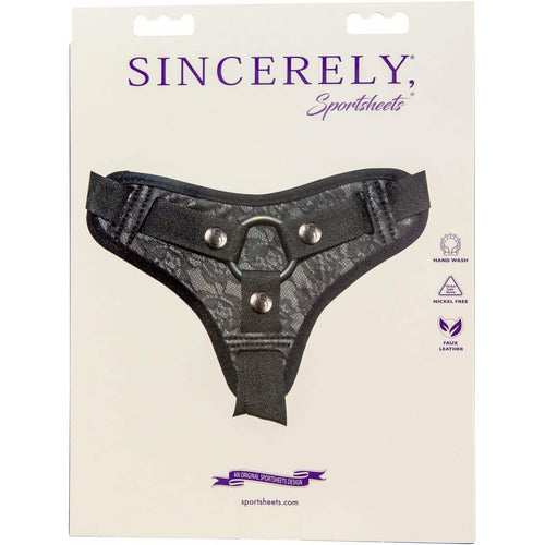 Feuilles de sport - Dentelle - Noir image 3