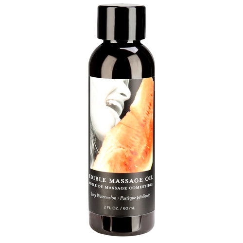 Huile de massage de chanvre comestible du corps terrestre - pastèque - 60ml/2oz image 0