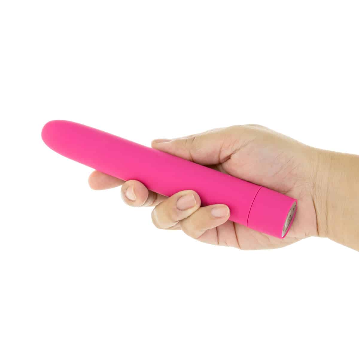 Pure Love® - 10 fonctions Classic 7 po. Vibrateur lisse – Rose image 0