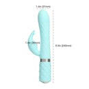 Oreiller parler vivant – Luxueux masseur double motor – Teal image 3