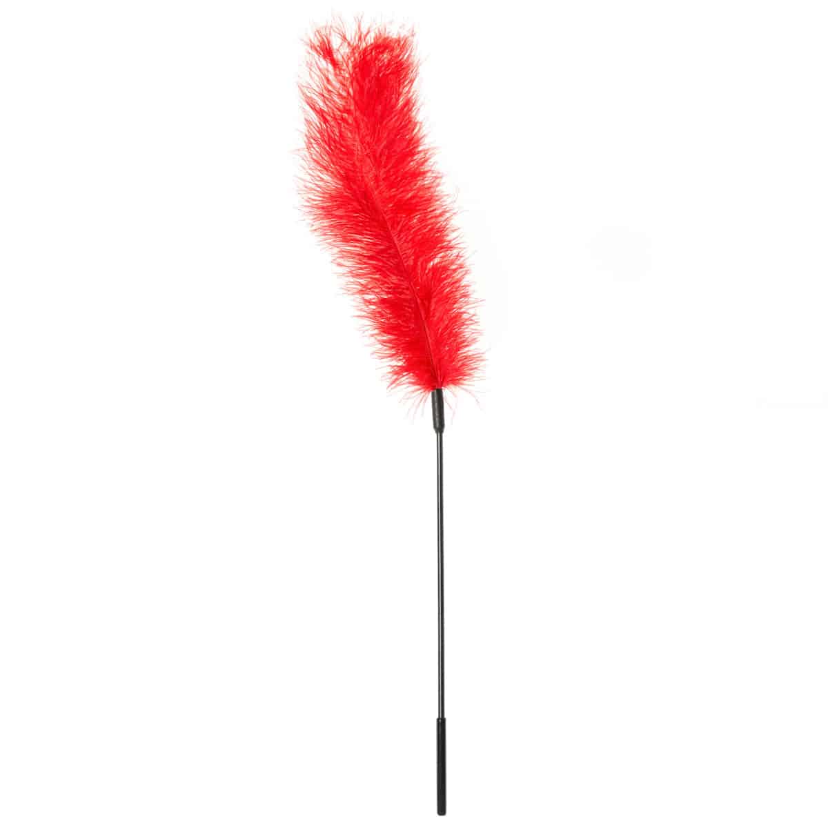 Feuilles de sport Tickler de plume d'autruche – Rouge image 2