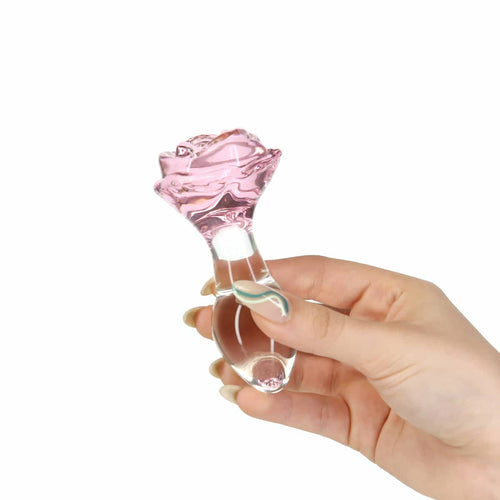 Oreiller Talk - Rosy- Plug anal en verre luxueux image 2