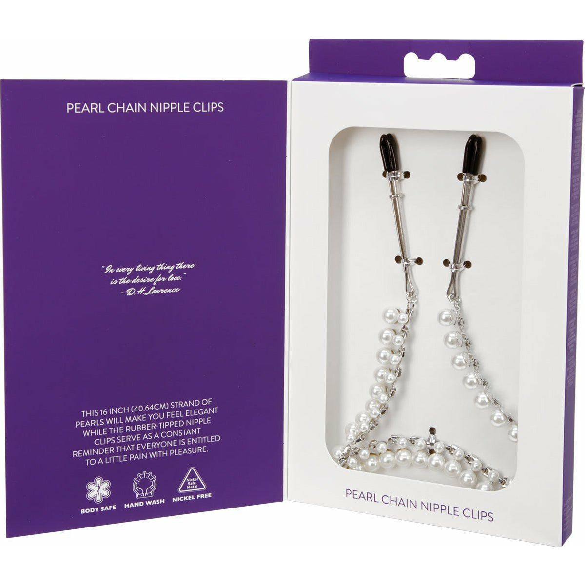 Feuilles de sport Sincèrement - Perle Tweezer Nipple Clips image 1