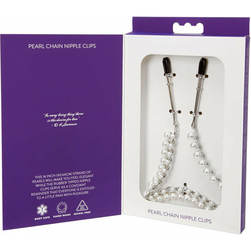Feuilles de sport Sincèrement - Perle Tweezer Nipple Clips image 1