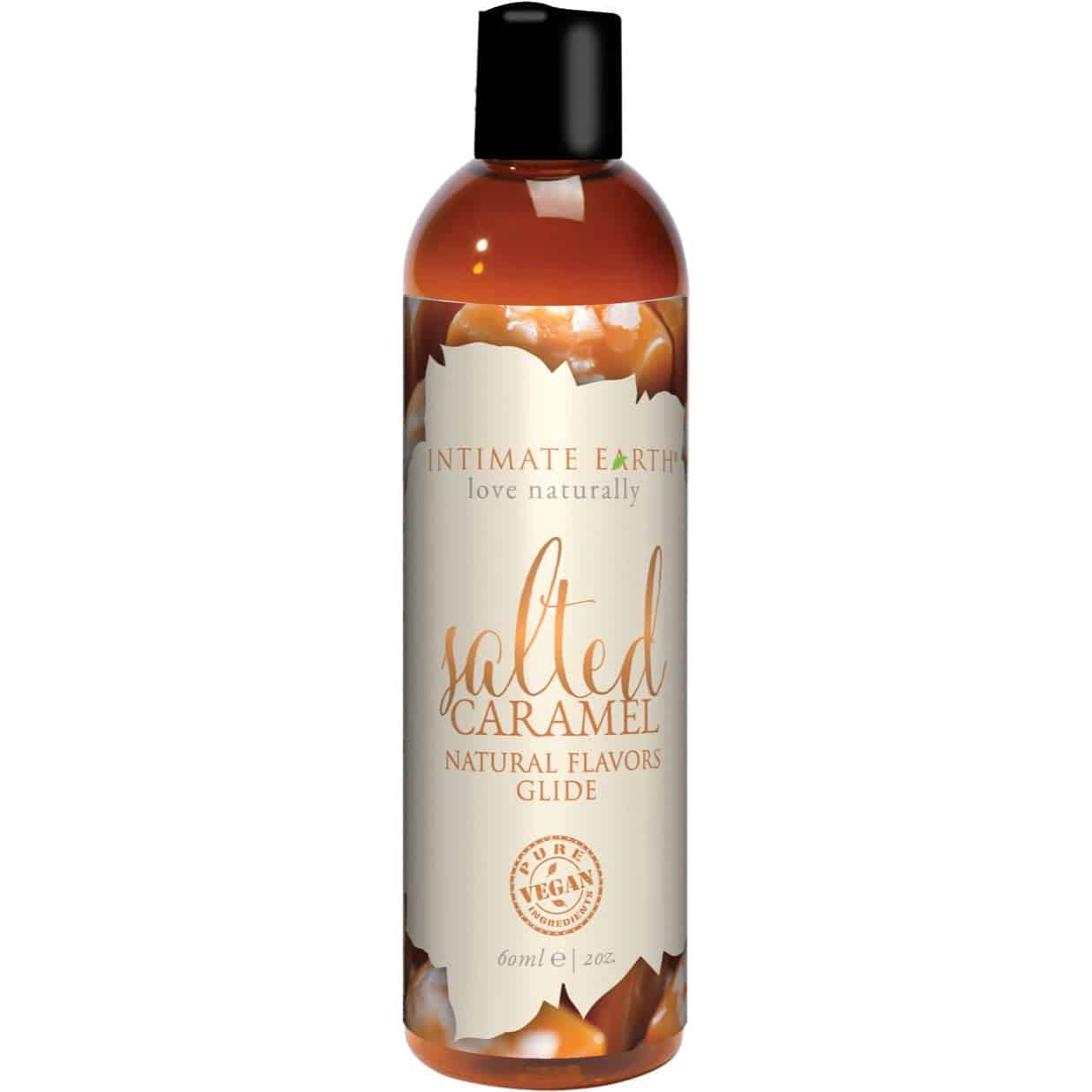 Glide de saveurs naturelles de la Terre intime - Caramel salé - 60ml/2oz image 0