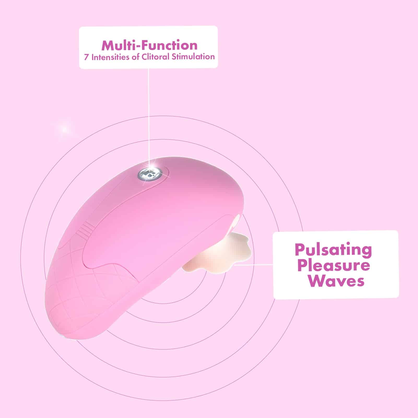 Oreiller Talk Dreamy – masseur clitoris luxueux – rose image 2