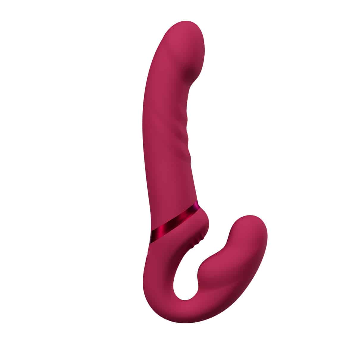 Lovense Lapis Strapless Strap-On - Rose image 3