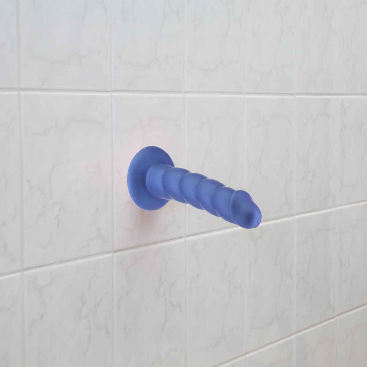 Pure Love® - 8" Dong torsadé - Grand - Bleu image 4