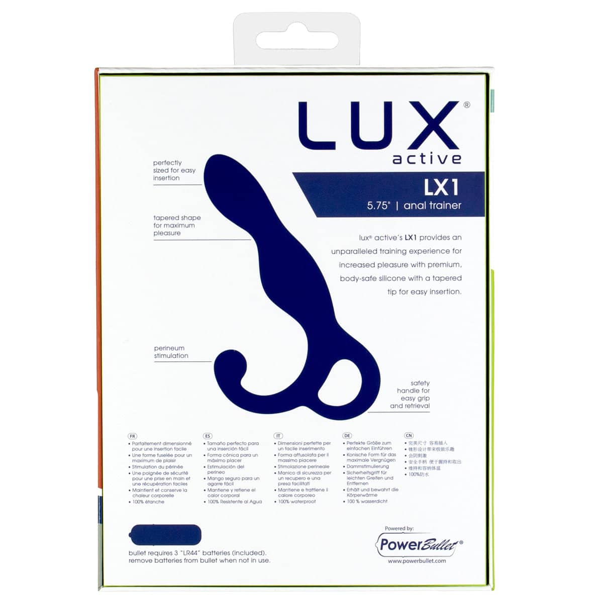 LUX active® LX1 – Trainer anal 5,75" – Bleu foncé image 4