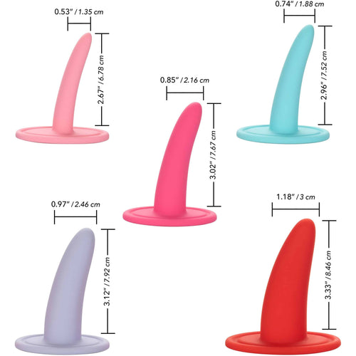 CalExotics® She-Ology – Ensemble de dilateurs portatifs – 5 pièces – Multicolore image 1
