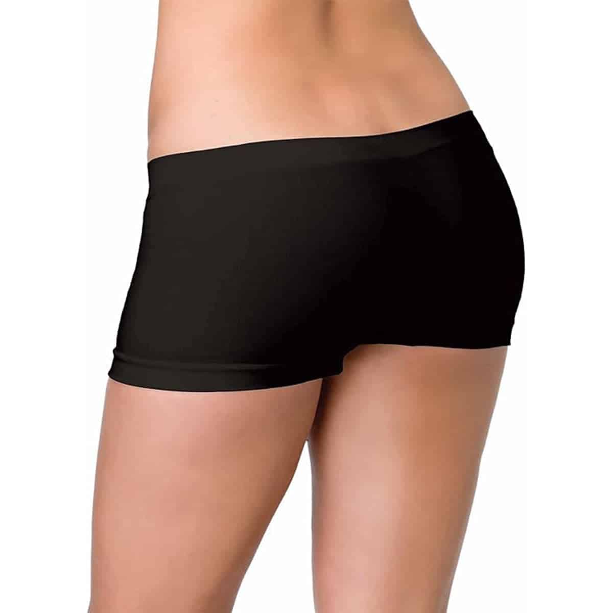 Short garçon sans couture Leg Avenue – une taille convient le plus - Noir image 1