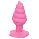 CalExotics® – Boutons coquins – Cône de crème glacée Yum Bum - Plug anal silicone - Rose image 1