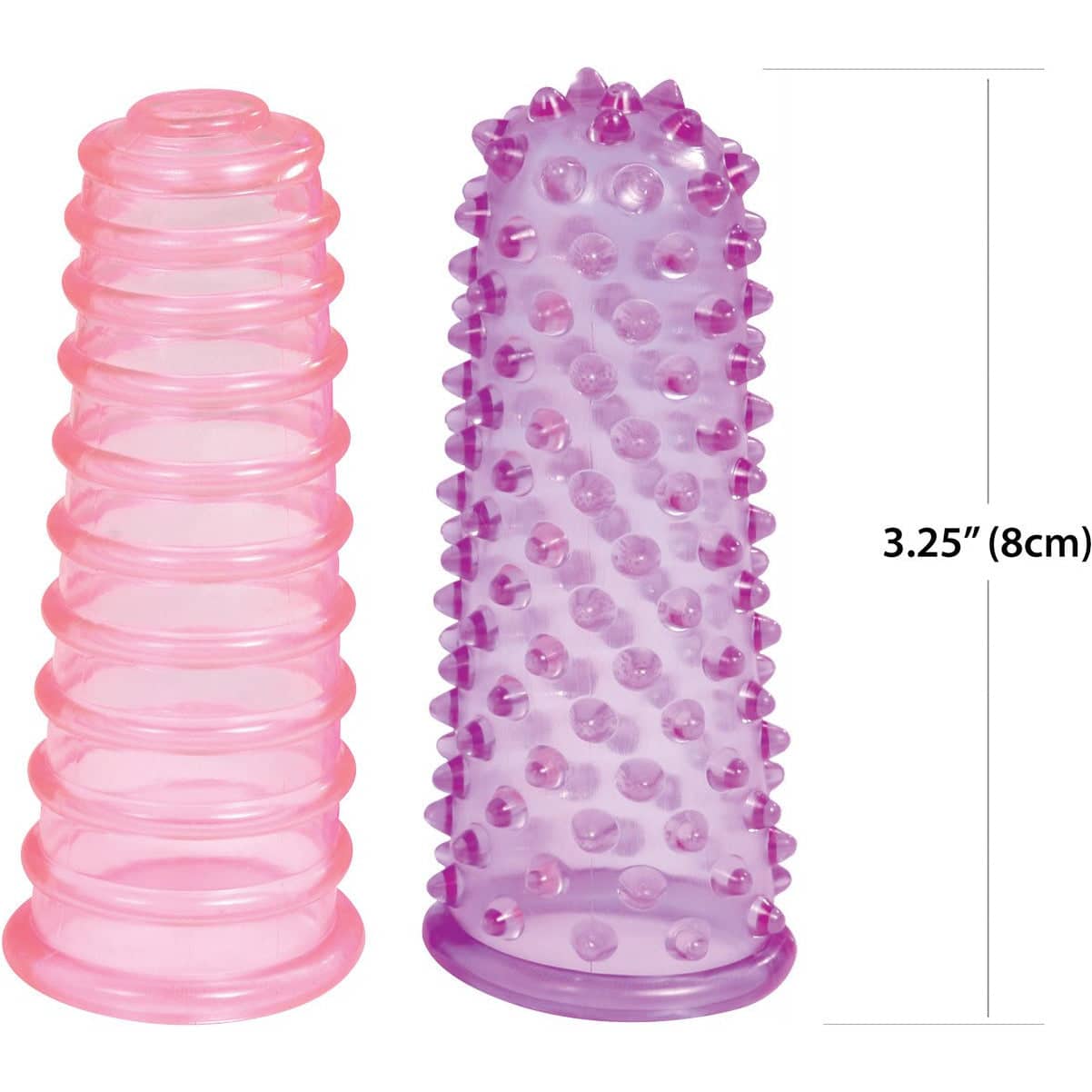 Manches de doigts de lustre Kinx - rose et violet image 1