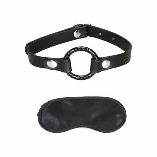 Lux Fetish – Gag à bouche ouverte - Noir image 4