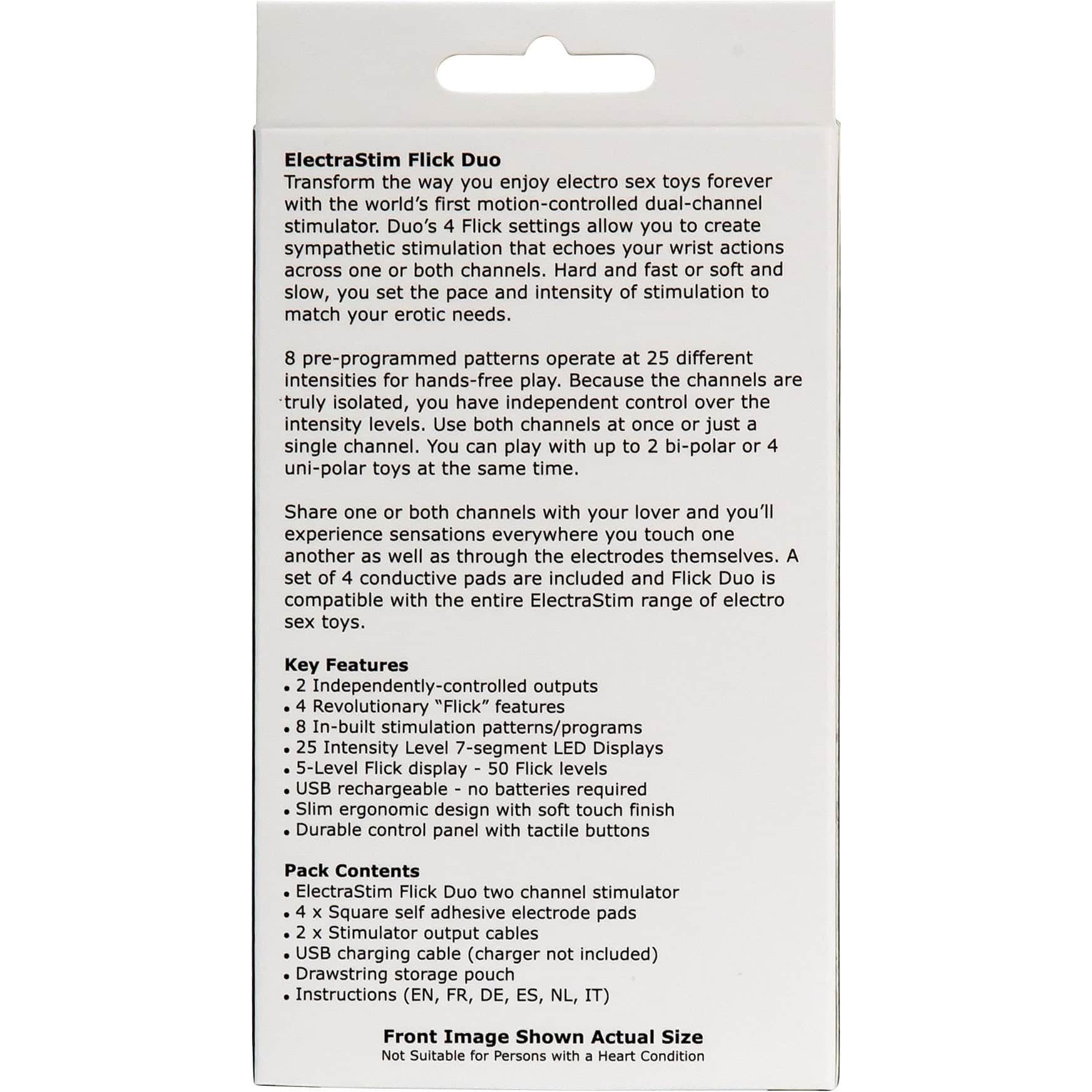 ElectraStim Flick Duo Electro-Sex Stimulateur Pack image 5