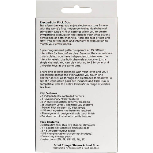 ElectraStim Flick Duo Electro-Sex Stimulateur Pack image 5