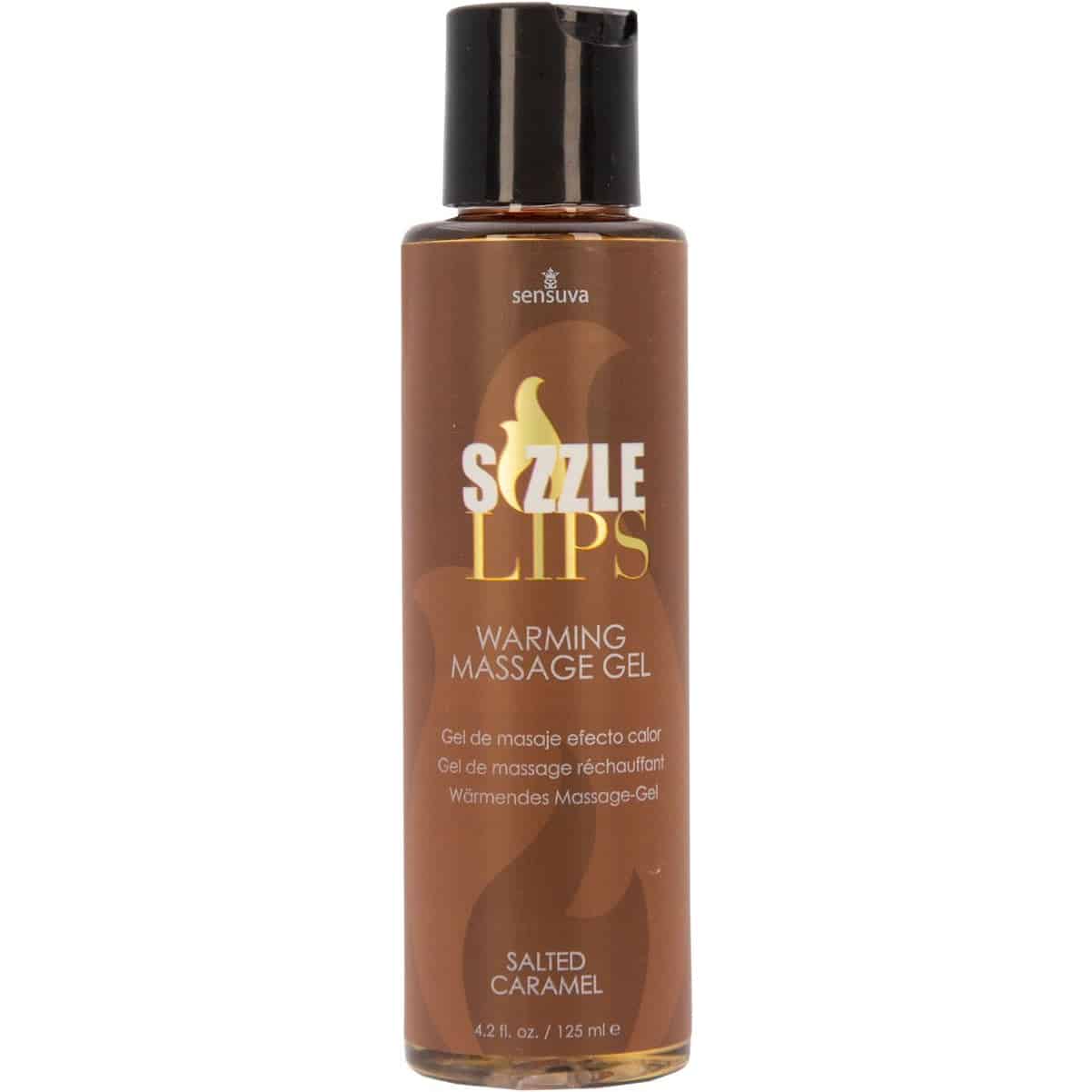 Sensuva Sizzle Lips – Gel de massage chauffant comestible – 4,2 oz image 0