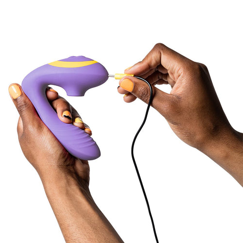 ROMP - Réverbération - Double problème - Stimulateur clitoridien et g-spot – Violet image 5
