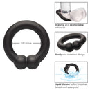 CalExotics® - Anneau Alpha - Silicone liquide Anneau musculaire – Noir image 5