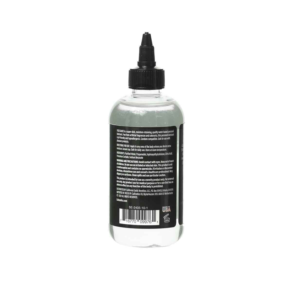 Sauce de baise CalExotics® – Lubrifiant à base d'eau – 8oz/236ml image 1