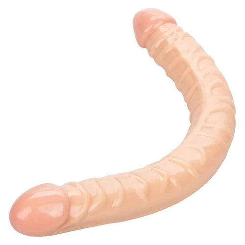 CalExotics® - Taille Queen® - Dildo à double extrémité – Ivoire image 2