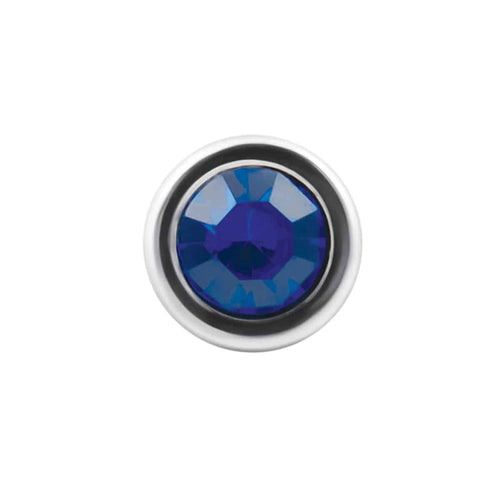 Ligne bleue Bling en acier inoxydable Bling Wivy Penis Plug image 3