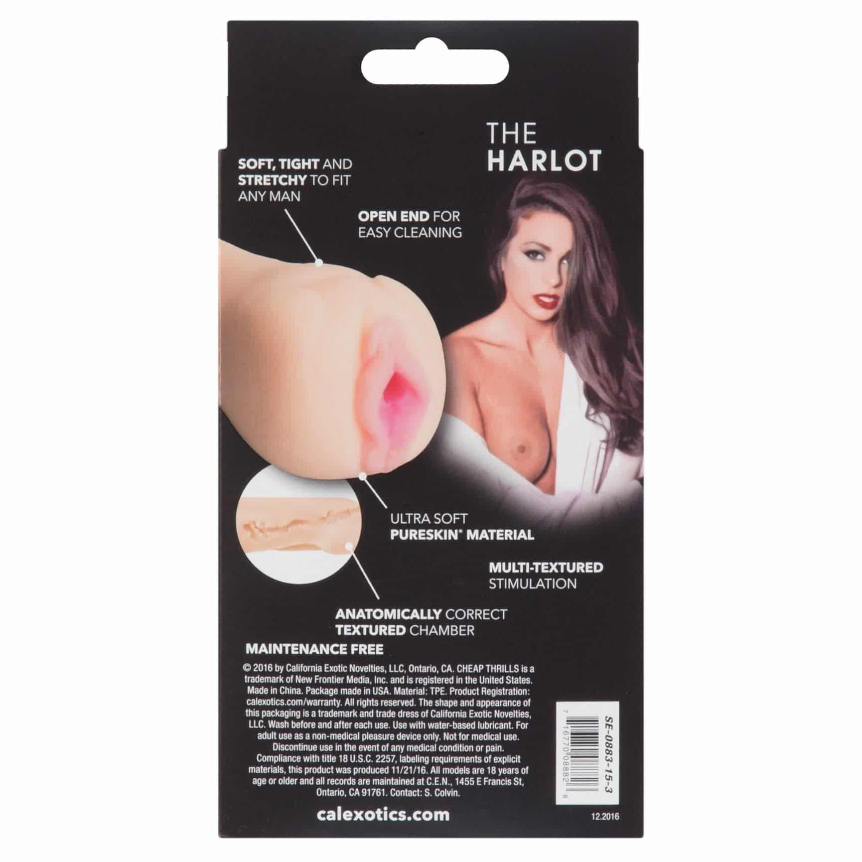 CalExotics® Masturbateur de peau pure de thrills bon marché - Le Harlot image 5