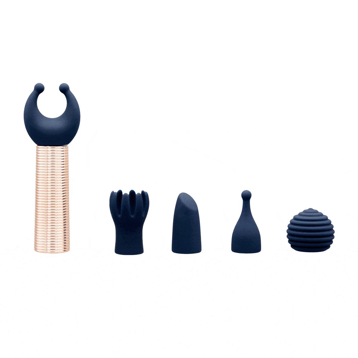 Oreiller Talk® Secrets Désirs Mini masseur 6 pièces Jeu - Marine image 0