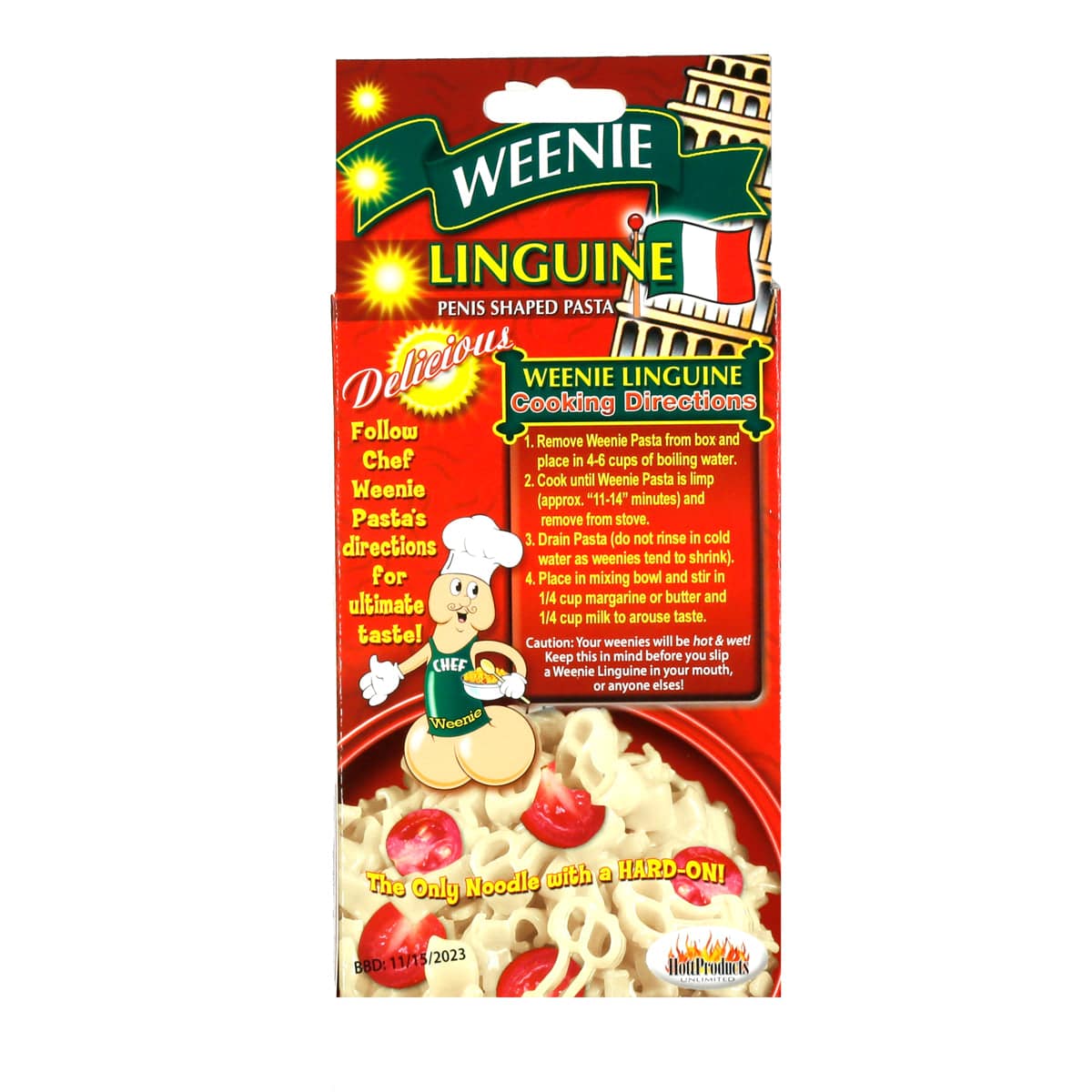 Produits chauds - Weenie Linguine Penis en forme de pâtes – 175 g image 0