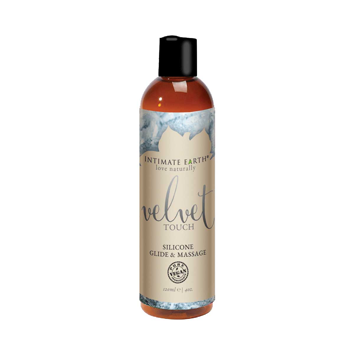 Touche de velours de terre intime - Glide de silicone et massage - 120ml/4oz image 0