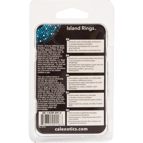 Anneaux CalExotics® Silicone Island - Rose image 3