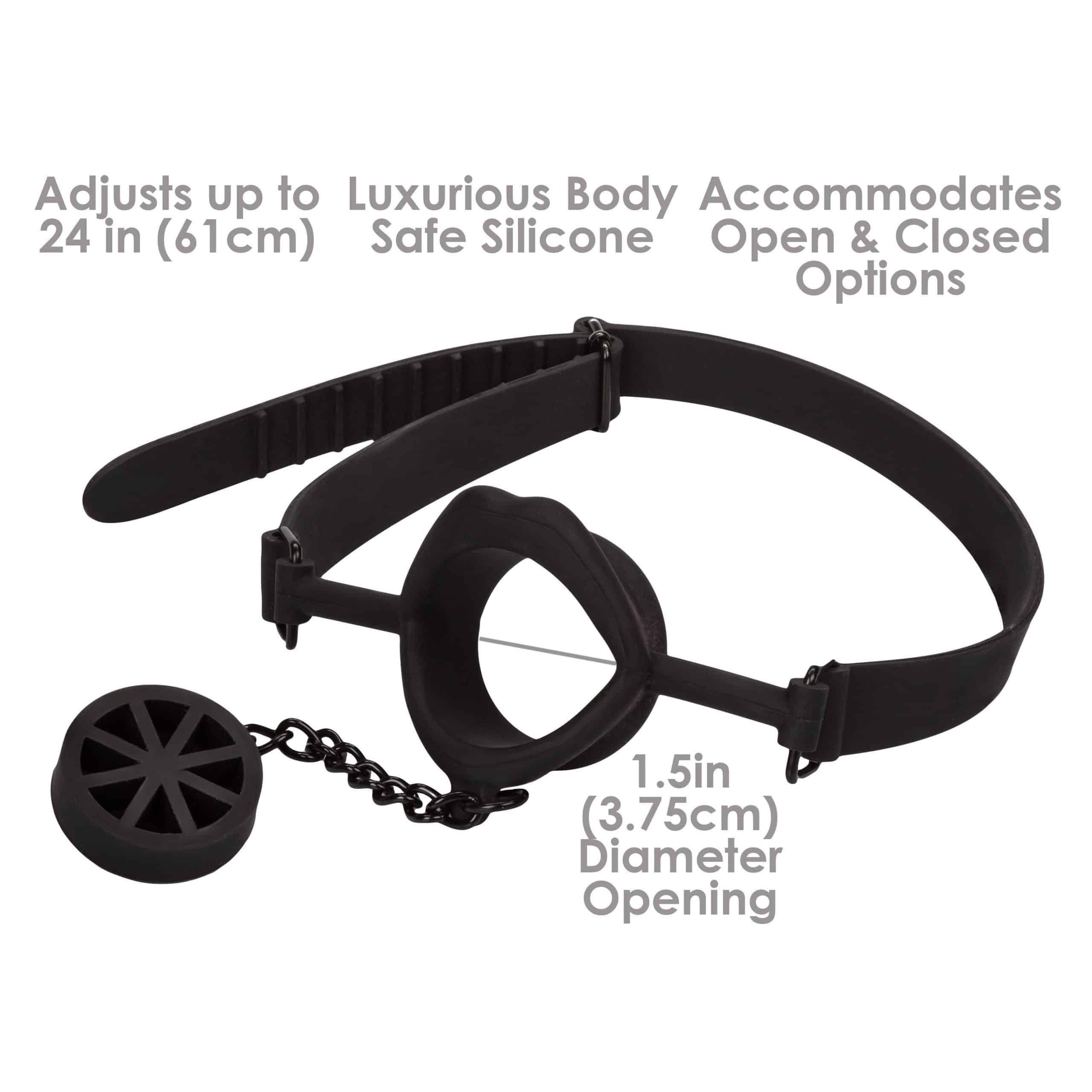 CalExotics® Scale Stopper Gag - Jouet sexuel BDSM image 1