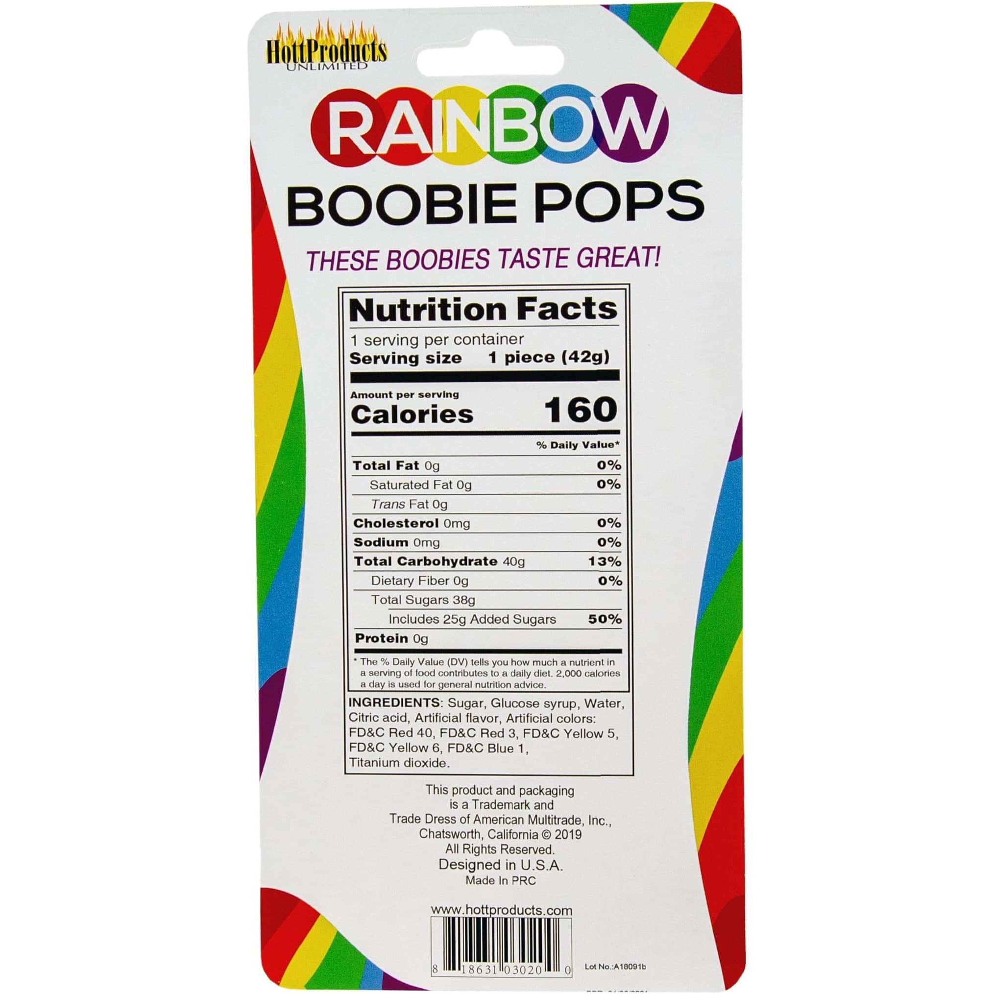 HottProduits Rainbow Boobie Pops image 0