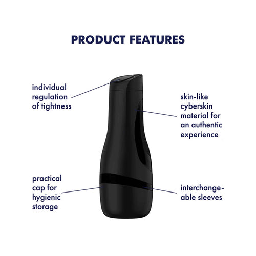 Masturbateur noir classique masculin satisfyer image 4